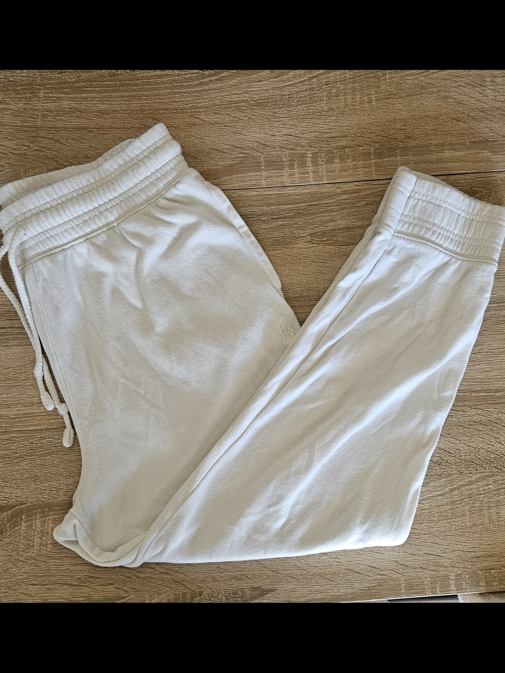 FP Movement by Free People Womens Off-White Drawstring Joggers -M/L